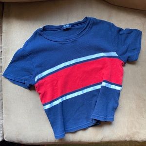 Brandy Melville John Galt Striped Tee